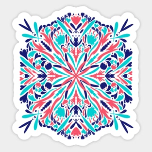 Coral Mandala no.2 Sticker